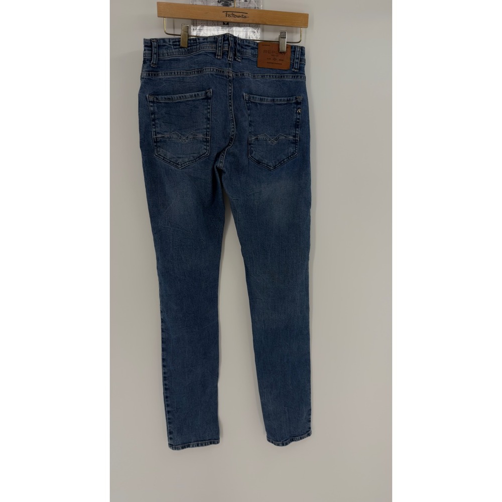 Replay Anbass Hyperflex Slim Fit Jeans Mens‎ Size 34 Blue Denim MA914